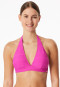Triangel-Bikini-Top Jersey fuchsia - Aqua