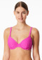 Bikini-Top mit Schale Jersey fuchsia - Aqua