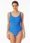 Swimsuit jersey recycled stripes aquarium - Aqua