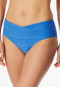 Bikini briefs retro jersey recycled stripes aquarium - Aqua
