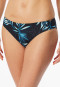 Bikinislip jersey gerecycled palm multicolour - Aqua