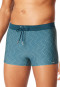 Badehose Wirkware lime gemustert - Aqua