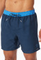 Swim shorts woven fabric recycled indigo - Aqua