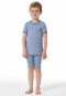 Short pyjamas striping denim blue - Natural Love
