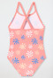 Knitwear recycled SPF40+ sun pink swimsuit - aqua