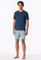 Short Pyjamas, Deep Blue - Long Life Soft