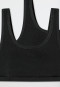 Bustiers 2-pack black - Pure Rib