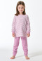 Pyjama long tissu éponge poignet rayures orchidées - Kids Nightwear