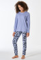 Lange pyjama kat blauwgrijs - Teens Nightwear