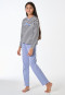 Pigiama lungo a righe multicolore - Teens Nightwear