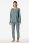 Pyjamas long cuffs embroidery mineral - Casual Nightwear