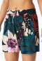 Korte broek viscose geweven stof bloemen multicolour Mix+ Relax