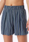 Korte broek van geweven viscose met veelkleurige strepen  Mix+ Relax