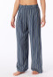 Lang broek van geweven viscose, multicolor strepen  Mix+ Relax