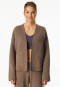 Jas jacquard zakken nougat - Mix+ Relax