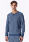 Sweatshirt Jacquard in faded denim - Mix+ Relax