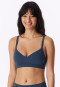 Soft BH mit Schale deep blue - Unique Cotton