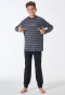 Pyjama lang gestreept navy - Teens Nightwear
