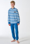 Pyjama lange pyjama met blauwe streepjes - Teens Nightwear