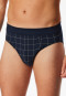 Minislip Fine Interlock patterned midnight blue - Fine Interlock