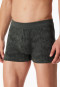 Shorts Interlock dark green patterned - Fine Interlock