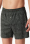 Boxer Interlock imprimé vert foncé - Fine Interlock