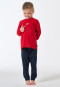 Pyjamas long cuffs heart red - Family