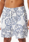 Bermuda statement print blauw - SCHIESSER 150 Years