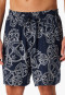 Bermuda statement print blauw - SCHIESSER 150 Years