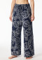 Lange broek statement print blauw - SCHIESSER 150 Years