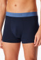 Shorts 3-pack Organic Cotton woven elastic waistband midnight blue - 95/5
