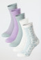 Damessokken, set van 5, meerkleurig - Fashion