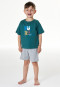 Short pyjamas Surf green - Kids Nightwear