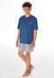 Korte pyjama Karors atlantisch blauw - Teens Nightwear