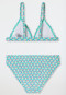 Triangel bikini set regenbogen LSF 40+ blauwgroen - Aqua