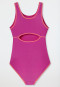 Badpak schoolsport fuchsia - Aqua