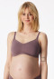 Soft-Bra maternity underwear mauve - Unique Maternity