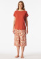 Pyjamas 3/4-long terracotta - Selected Premium