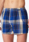Boxershorts set van 2 stuks geweven stof blauw patroon - Boxershorts multipack