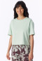 Shirt met korte mouwen, Heavy Single Jersey, matcha latte - Mix+ Relax