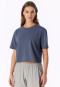 Shirt met korte mouwen, Heavy Single Jersey, blauwgrijs - Mix+ Relax