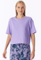 Shirt kurzarm Heavy Single Jersey zartlila - Mix+Relax