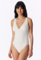Off-White Lace Soft-Bra Body - Unique Cotton