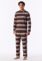Pyjama lang Flanell cinnamon kariert - Selected Premium Warming