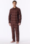 Pyjama lang Flanell praline kariert - Selected Premium Warming