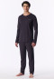 Schlafanzug lang graphit - Modern Bonded