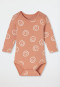 Lot de 3 bodys pour bébé à manches longues en jersey côtelé, multicolores - « Bébé »