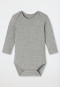 Body pour bébé côtelé brossé à manches longues, lot de 5, multicolore - Bébé