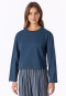 Long-Sleeve Shirt, Deep Blue - Mix+ Relax