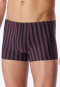 Bruine gestreepte korte broek - Long Life Soft